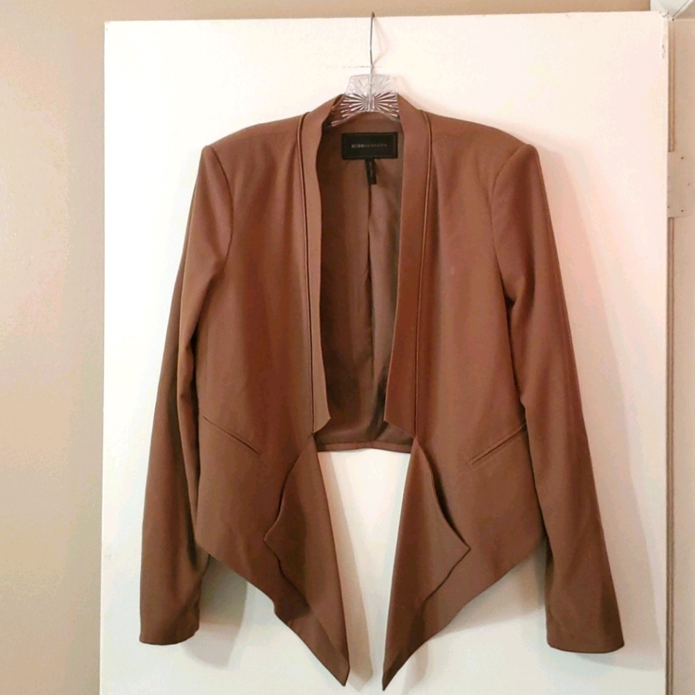 BCBG AZRIA TAUPE BLAZER
